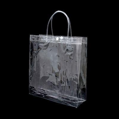 (재미스쿨) 작품비닐가방 대형 투명가방 1개 PVC 그리기 가방