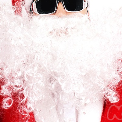 (네오텍스) 럭셔리 산타 수염 1개(낱개) 산타 할아버지 수염