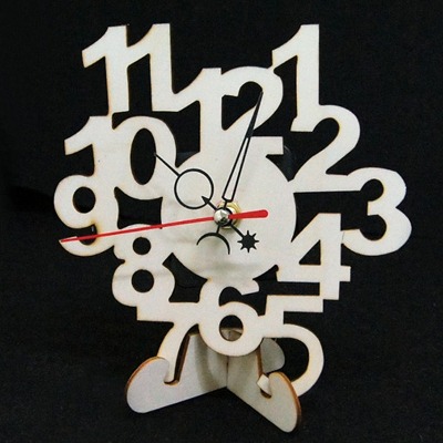 (KO) DIY 나무숫자시계판 (대)  시계만들기재료