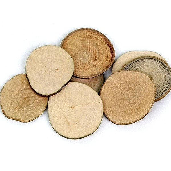 (재미스쿨) 그리기나무 원형 대 무타공 1kg 약6~7cm 천연나무조각 자연나무