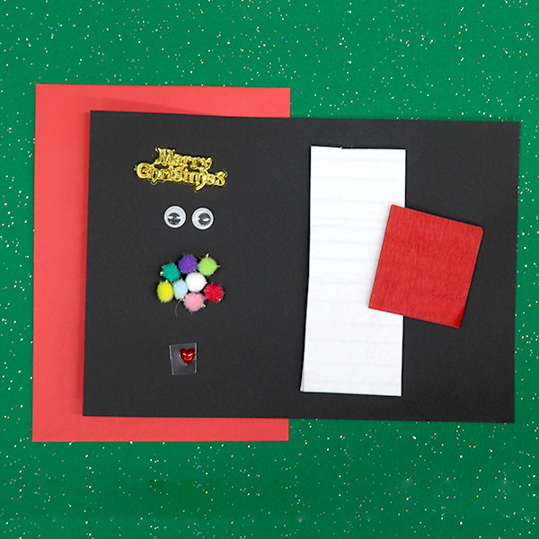 (재미스쿨) 크리스마스 카드만들기 패키지 33번 5인용 DIY 카드 꾸미기