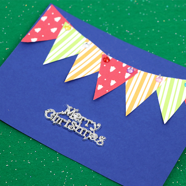 (재미스쿨) 크리스마스 카드만들기 패키지 15번 1인용 DIY 카드 꾸미기