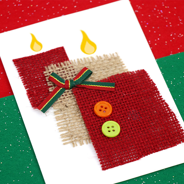 (재미스쿨) 크리스마스 카드만들기 패키지 13번 1인용 DIY 카드 꾸미기