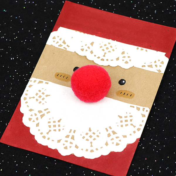 (재미스쿨) 크리스마스 카드만들기 패키지 19번 1인용 DIY 카드 꾸미기