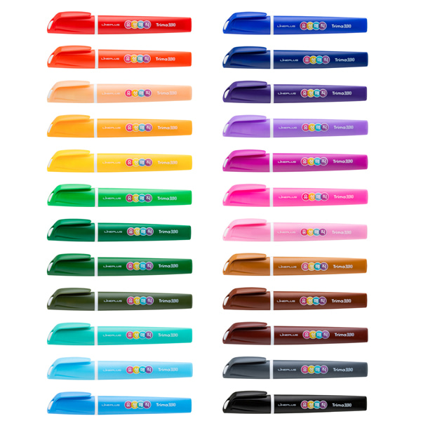 (Lineplus) 라인플러스 프리즘 유성매직 24색세트 24개입1박스 둥근닙
