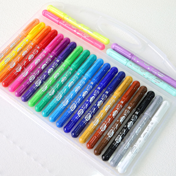 (아모스) 파스넷 색연필 24색 부드러운 색연필