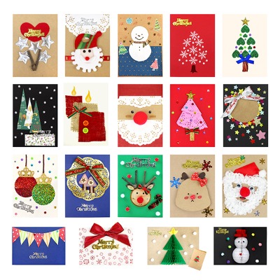 (재미스쿨) 크리스마스 카드만들기 모음 카드꾸미기 DIY 성탄절