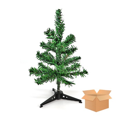 (재미스쿨) PVC 미니 트리 나무 초록 10개 크리스마스