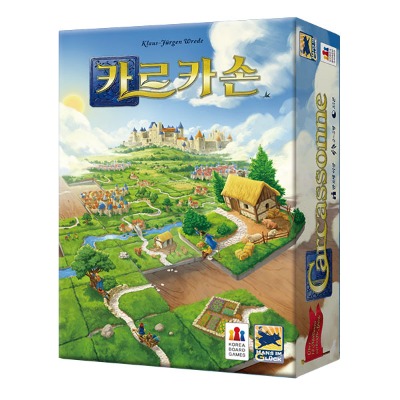 (Korea boardgames) 카르카손 기본형 보드게임 전략 가족 게임